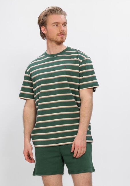TOMMY JEANS T-shirt TJM RLX STRIPE SS TEE en vert - large