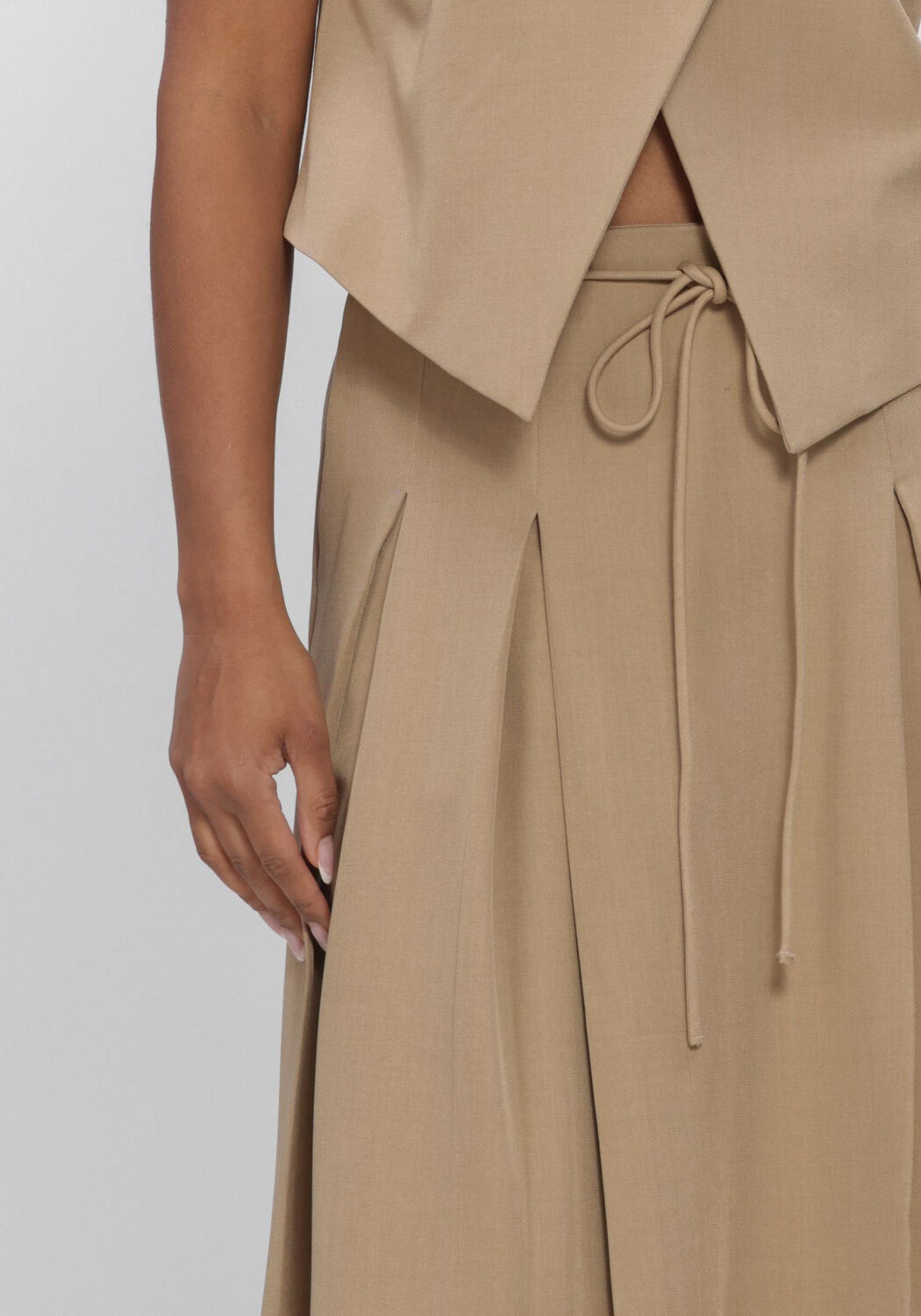 Camel Y.A.S. Rokken YASCAMIA HW LONG SKIRT - large