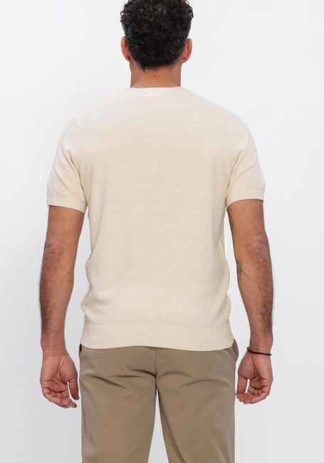 PROFUOMO T-shirt T-SHIRT CREW NECK COTTON LINEN en beige - large