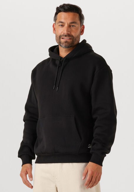 Zwarte LES DEUX Sweater DANTON HOODIE - large