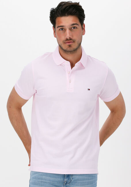 TOMMY HILFIGER Polo 1985 SLIM POLO Rose clair - large