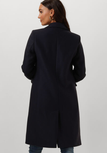 Donkerblauwe TOMMY HILFIGER Mantel WOOL BLEND CLASSIC COAT - large