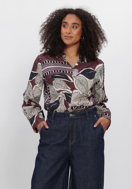 Bordeaux SUMMUM  BLOUSE SCARF PRINT - large