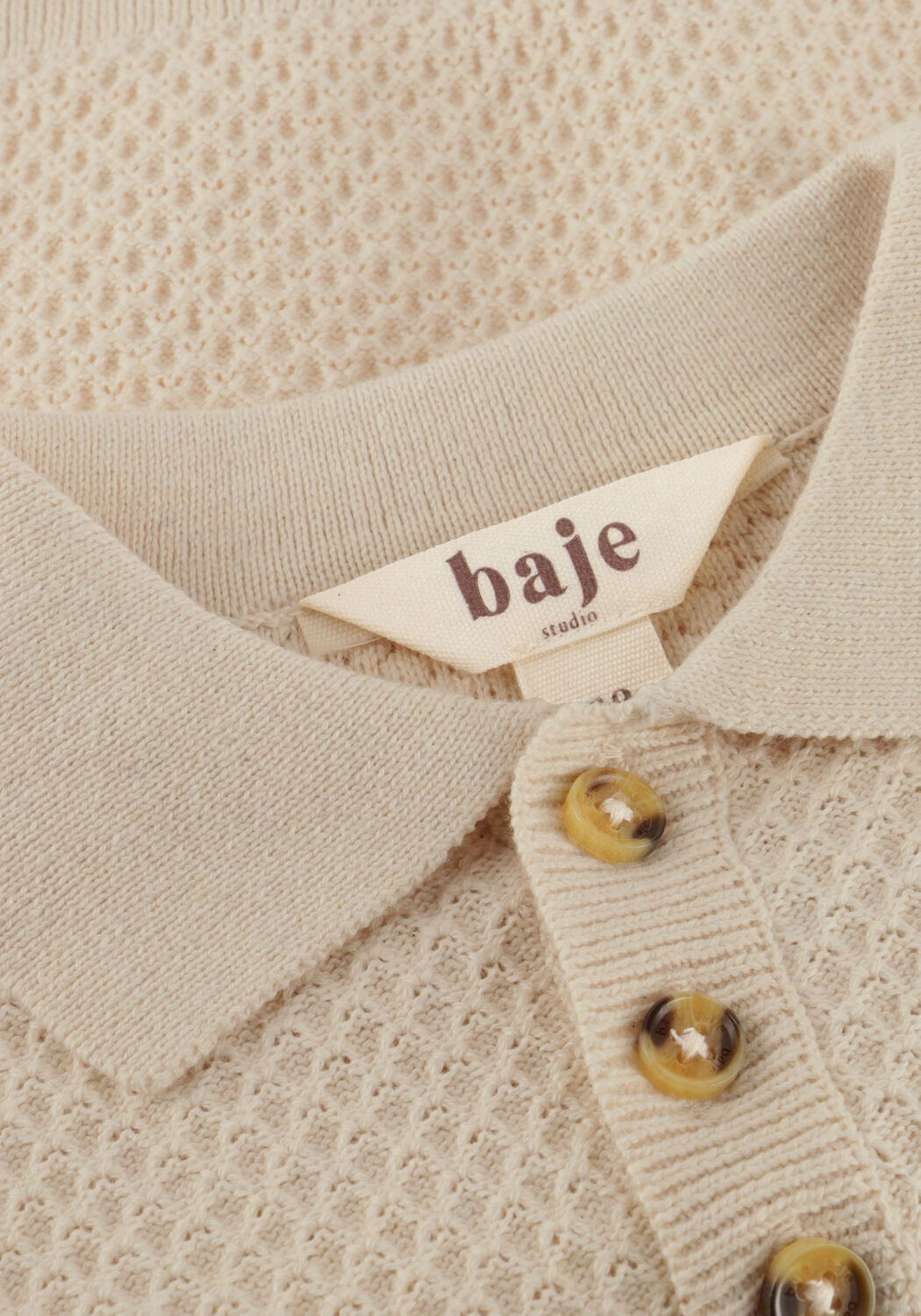 Beige BAJE STUDIO Truien/vesten FYGO - large