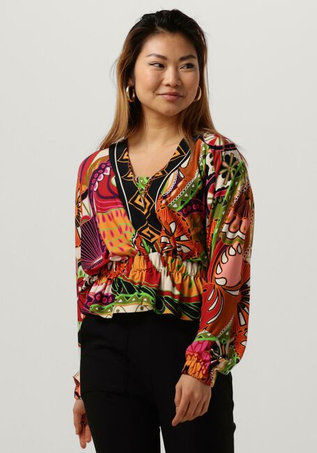 VANILIA T-shirt PRINTED FUN BATSLEEVE en multicolore - large