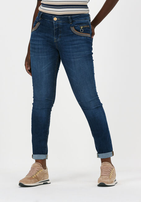 Blauwe MOS Slim fit jeans NAOMI SHADE JEANS | Omoda