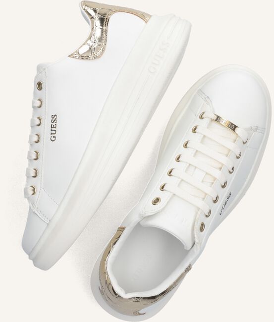 Witte GUESS Lage sneakers VIBO DAMES Witte GUESS Lage sneakers VIBO DAMES - large