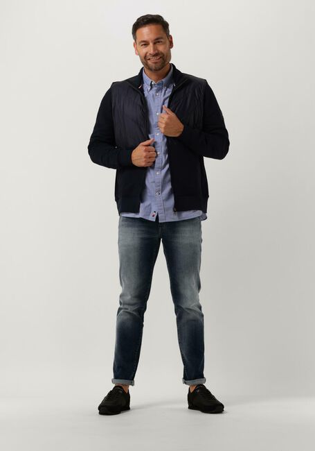 TOMMY HILFIGER Jack MIX MEDIA CHEVRON ZIP THROUGH Bleu foncé - large