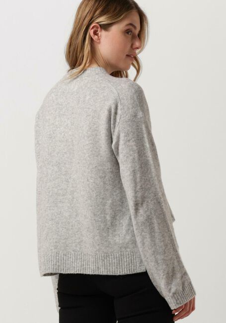 CALVIN KLEIN Pull FLUFFY WIDE OPEN SLEEVES SWEATER en gris - large
