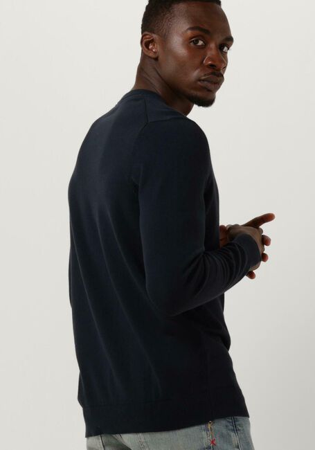 Donkerblauwe LYLE & SCOTT T-shirt COTTON CREW NECK JUMPER - large