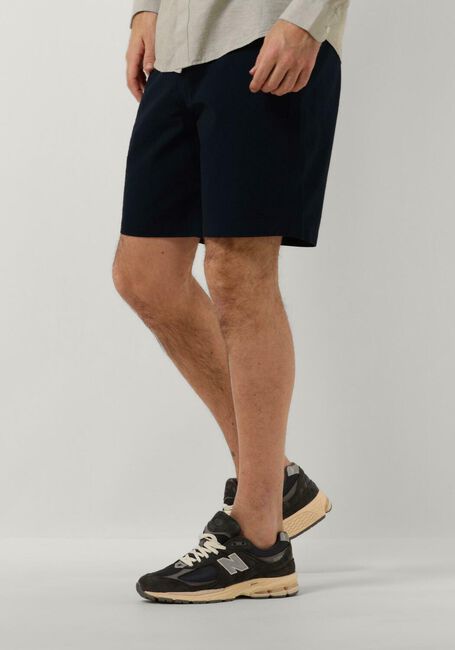 SELECTED HOMME Pantalon courte SLHREGULAR-KARL SEERSUCKER SHORTS Bleu foncé - large