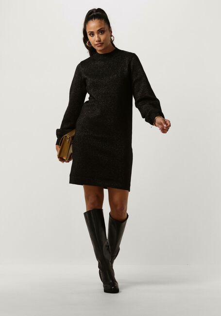 OBJECT Mini robe OBJREYNARD L/S KNIT DRESS en noir - large