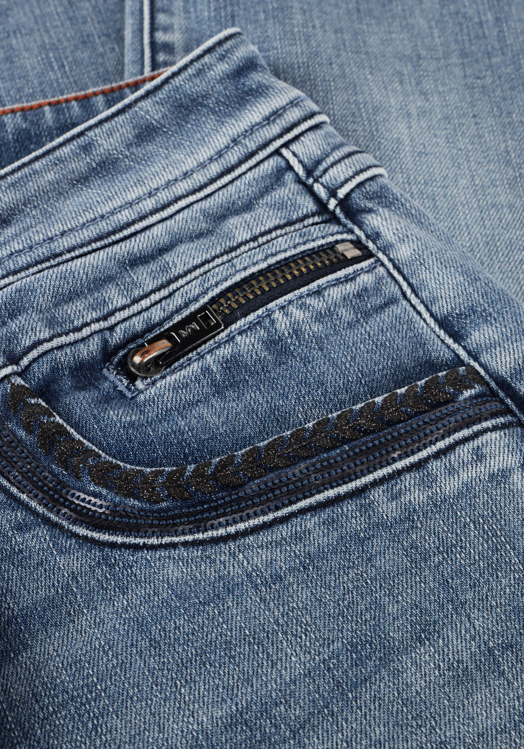 MOS MOSH Straight leg jeans MMNAOMI NOLLA JEANS en bleu - large