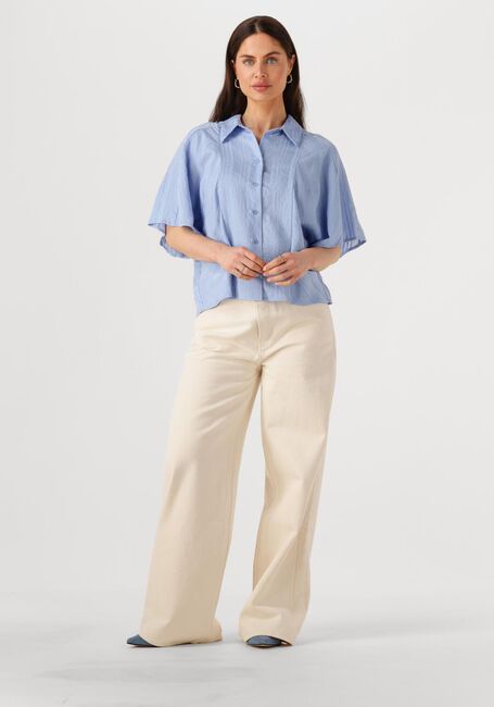 ANOTHER LABEL LOT SHIRT S/L Blouses en bleu - large