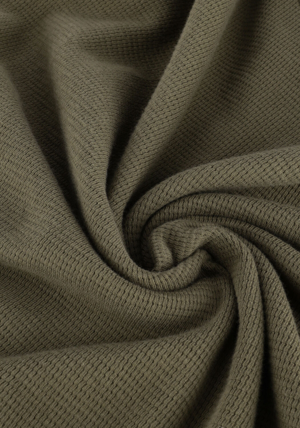 CALVIN KLEIN Chandail BADGE WAFFLE LS TEE Olive - large