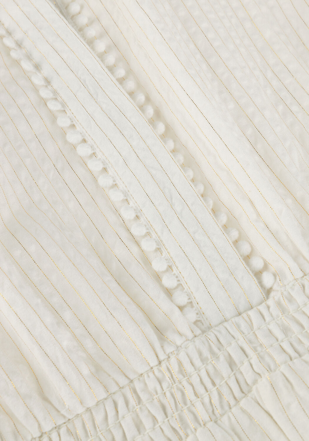 Ecru AI&amp;KO Mini jurk ISA LUREX CO 523 G - large