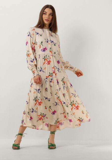 Y.A.S. Robe maxi YASASINA LS LONG SHIRT DRESS S. en beige - large