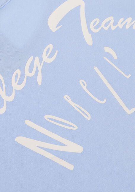 Lichtblauwe NOBELL T-shirt KASIS TSHIRT COLLEGE TEAM WITH KNOT - large