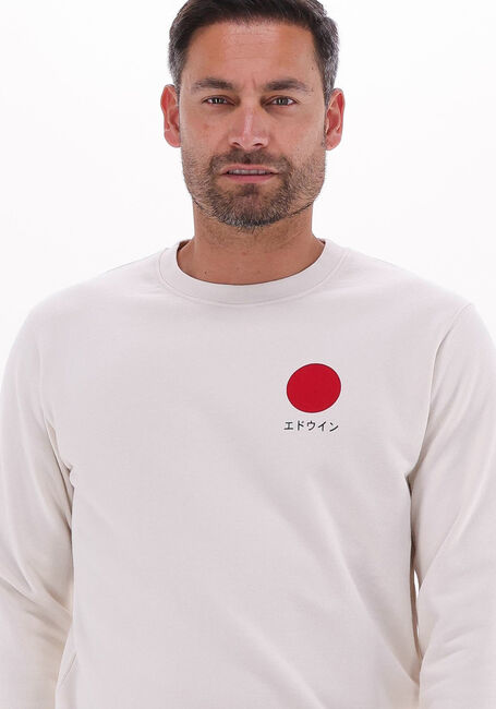 EDWIN Chandail JAPANESE SUN SWEAT HEAVY FELPA Blanc - large