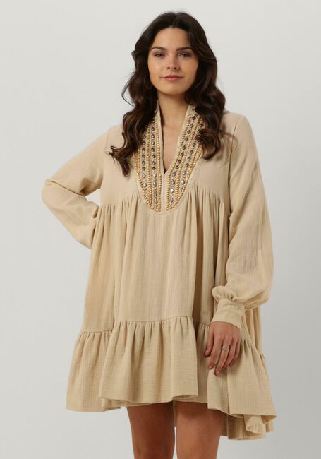 MES DEMOISELLES Mini robe DRESS NOMA en beige - large