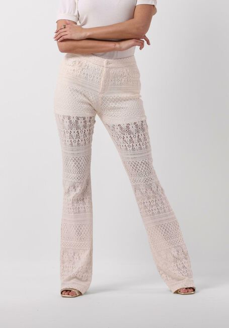 Creme LIU JO Pantalon PIZZO MACRAME TP PANTS - large