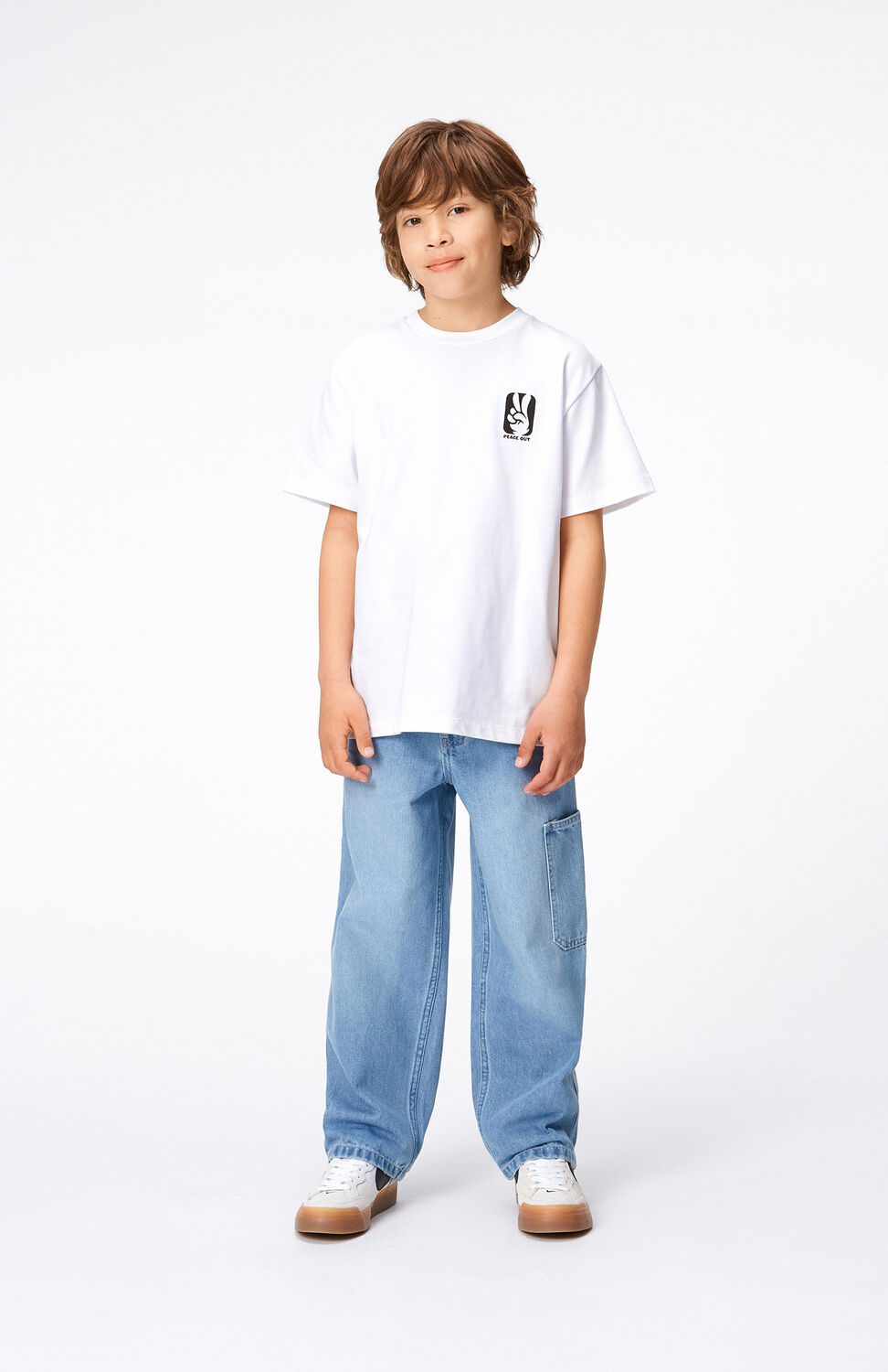MOLO T-shirt RODNEY en blanc - large