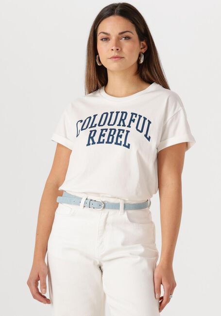 Witte COLOURFUL REBEL T-shirt CR PRINT BOXY TEE - large