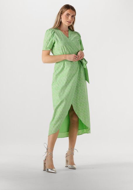Groene FREEBIRD Midi jurk BLOSSOM SS - large