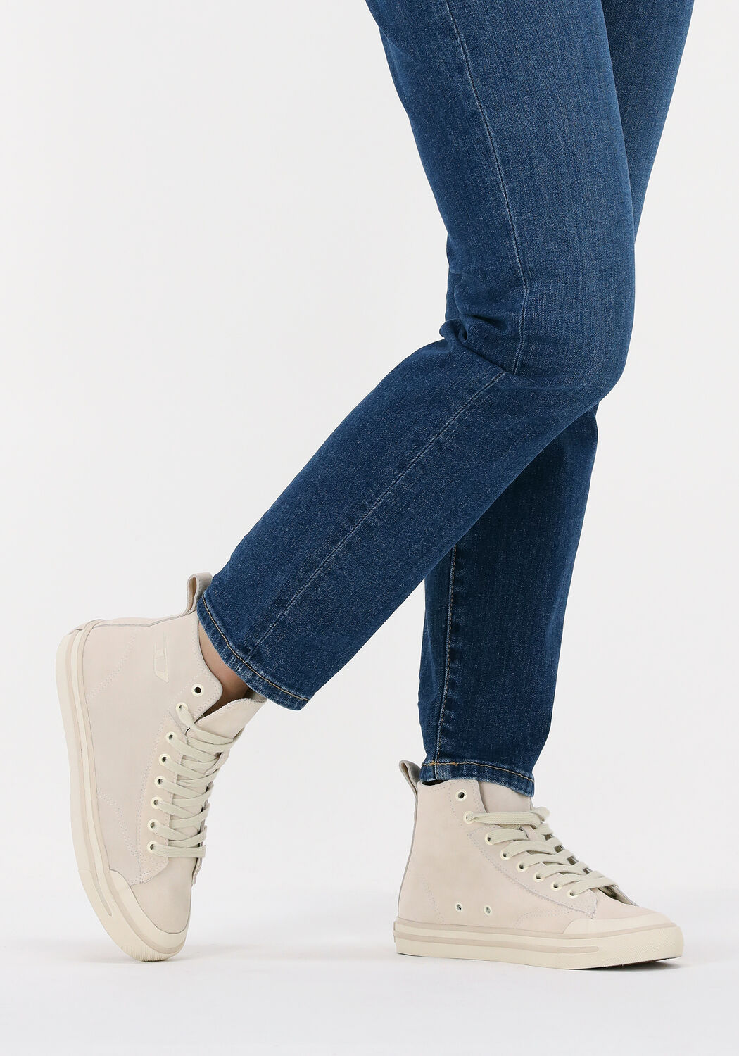 DIESEL Baskets montantes S-ATHOS MID DAMES en beige - large