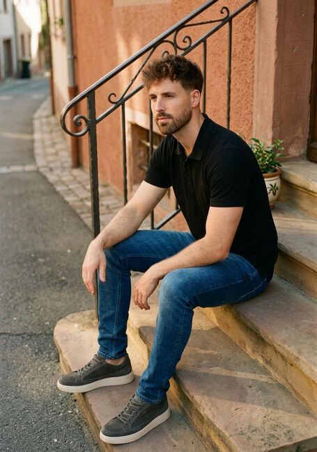 Donkerblauwe ALBERTO Slim fit jeans 4237 1973 SLIM - large
