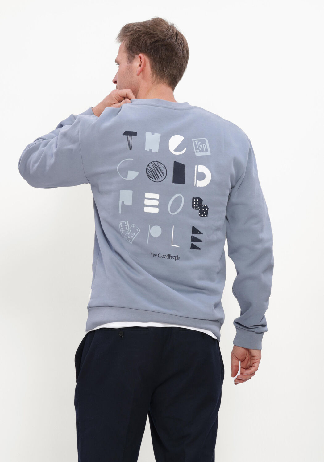 THE GOODPEOPLE Chandail LAX Bleu clair - large