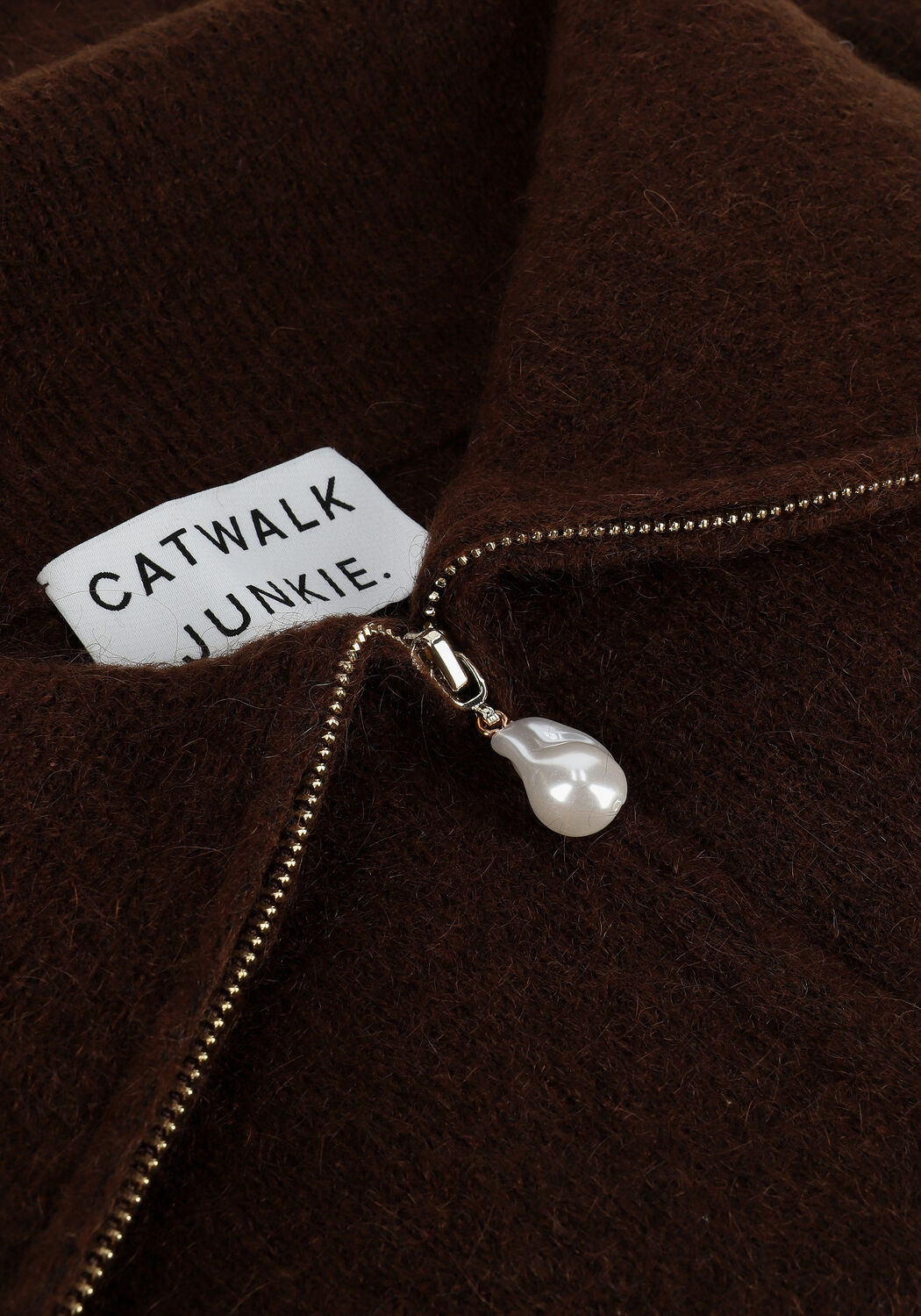 CATWALK JUNKIE Pull KN HUNTER PEARL en marron - large