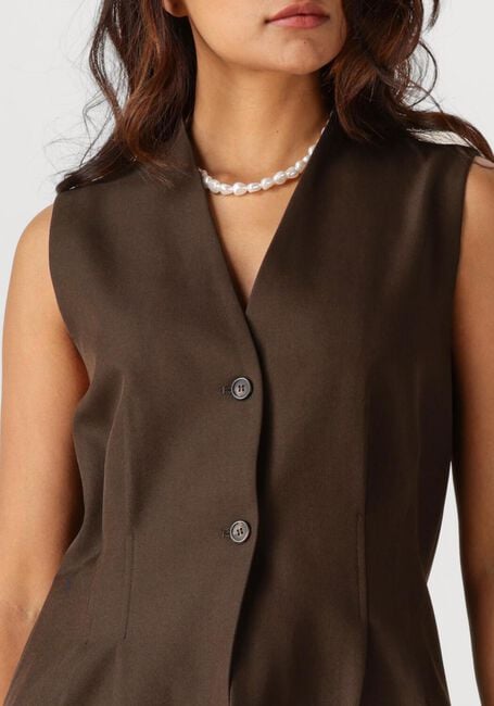 Bruine NEO NOIR Vest FINNA STRUCTURE VEST - large