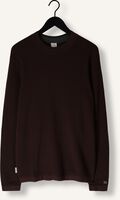 CAST IRON Pull MOCK NECK COTTON MODAL en marron CAST IRON Pull MOCK NECK COTTON MODAL en marron - medium