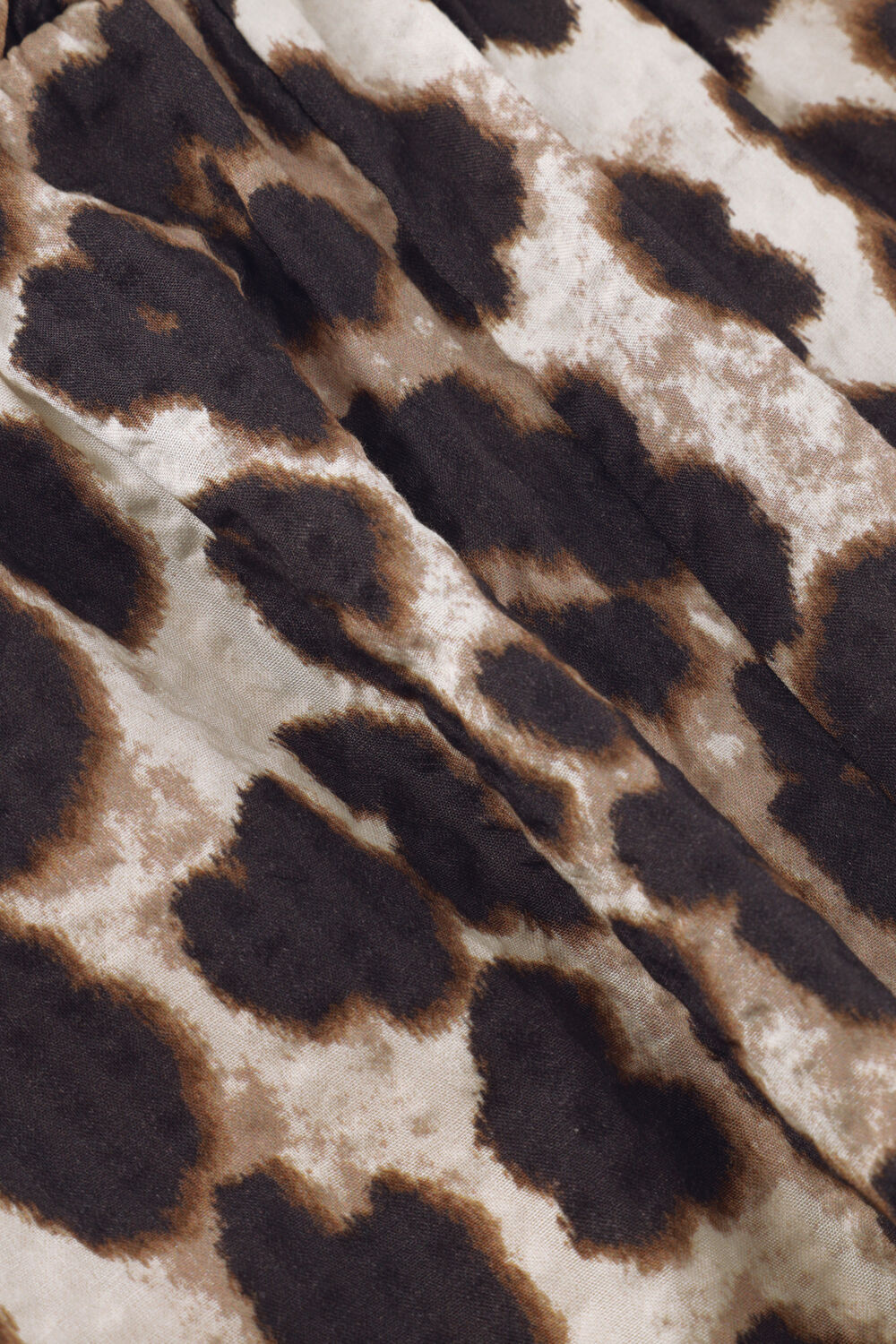 ALIX MINI Pantalon courte ANIMAL SHORTS WITH RUFFLES en beige - large