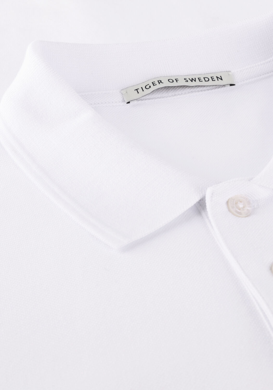 TIGER OF SWEDEN Polo DARIOS en blanc - large