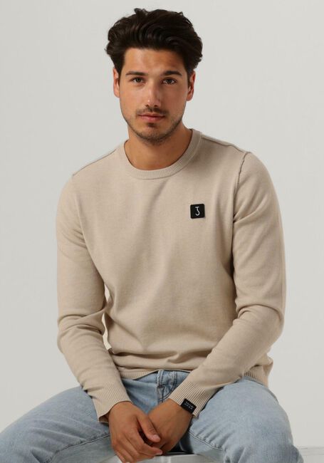 BUTCHER OF BLUE Pull CLIFDEN CREW en beige - large