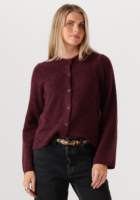 Bordeaux SELECTED FEMME Vest SLFLULU NEW LS KNIT CARDIGAN - large