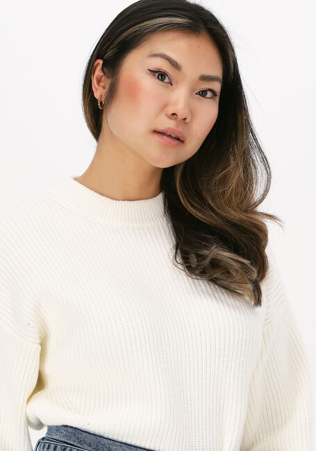 GESTUZ Pull EMBLAGZ PULLOVER Écru - large