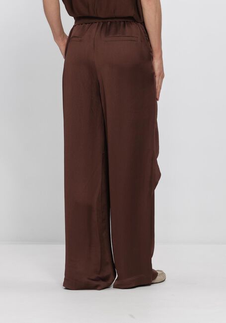 Bruine SUMMUM Broeken/jumpsuits TROUSERS HEAVY SILKY - large