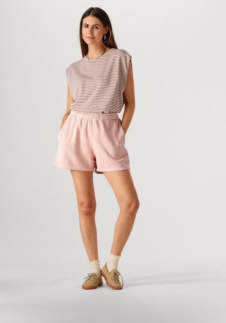 Beige BY-BAR T-shirt DIEDE SMALL STRIPE TOP - large