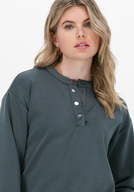 SIMPLE Pull JERSEY SWEATER SELENA SCUBA en vert - large