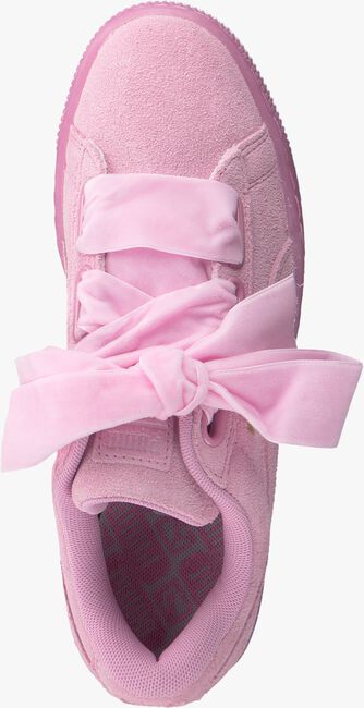 Roze PUMA Sneakers SUEDE HEART RESET  - large
