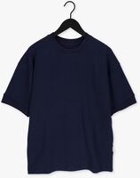 Blauwe SELECTED HOMME T-shirt SLHOVERSIZECORTON SS O-NECK TEE W