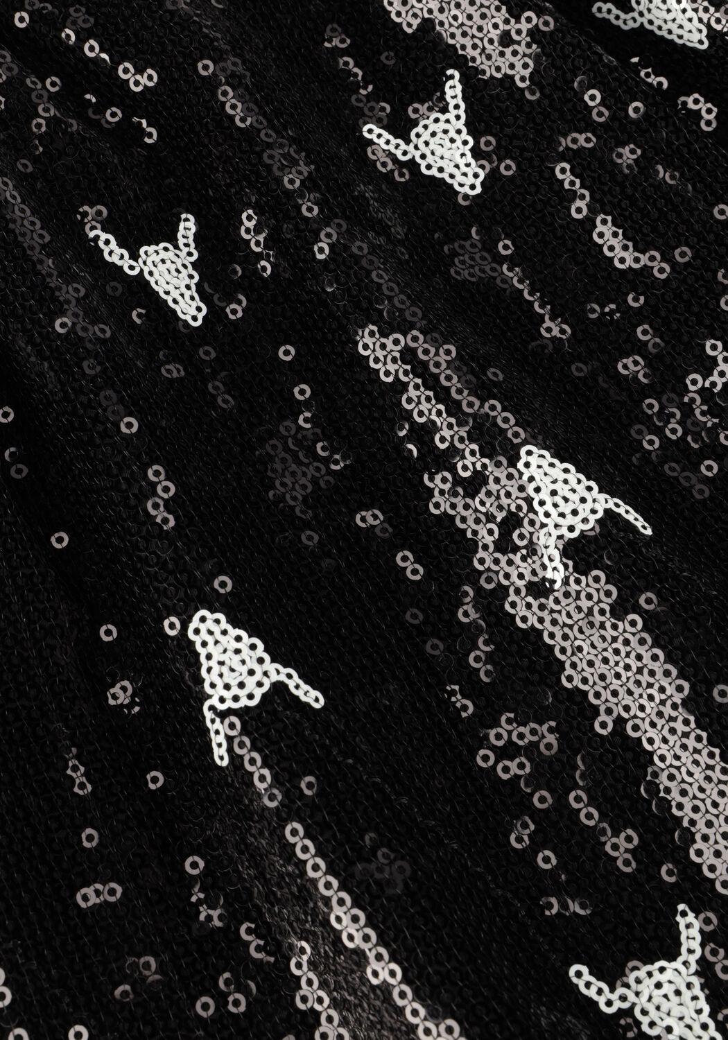 ALIX MINI Mini-jupe SEQUINS BULL SKIRT en noir - large