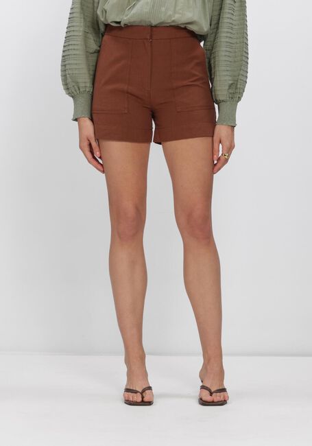 VANESSA BRUNO Pantalon courte GRAVIERE en marron - large
