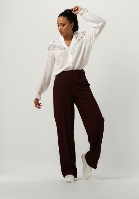 VANILIA Pantalon WAFEL CLASSIC PANTS en marron - large