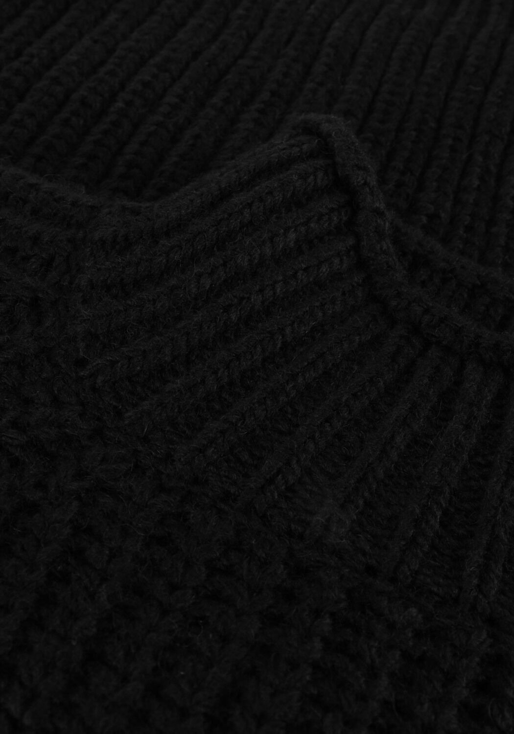 NOTRE-V Pull HEAVY KNIT TOP en noir - large