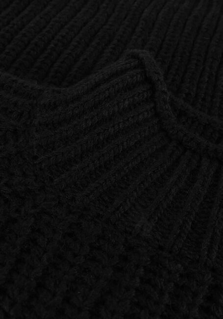 Zwarte NOTRE-V Trui HEAVY KNIT TOP Zwarte NOTRE-V Trui HEAVY KNIT TOP - large