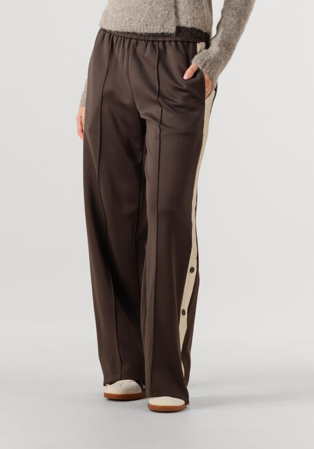 Bruine NEO NOIR Wijde broek PUGGY TRACK SUIT PANTS - large